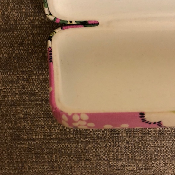 Vera Bradley Pink Floral Eye Glass Case - Picture 7 of 7